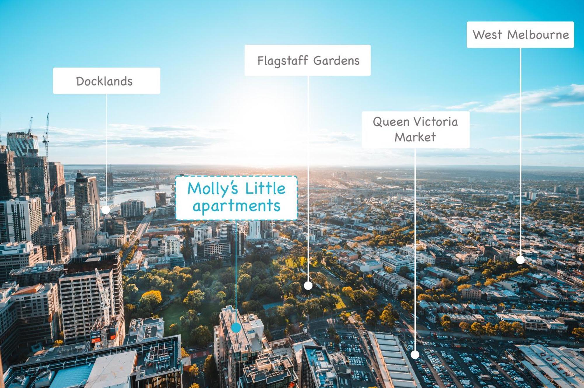 Molly'S Little Apartments Melbourne Eksteriør bilde